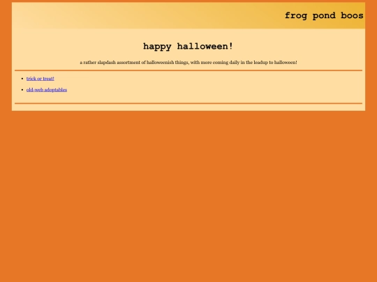 halloween screenshot