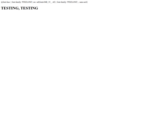 test-page screenshot