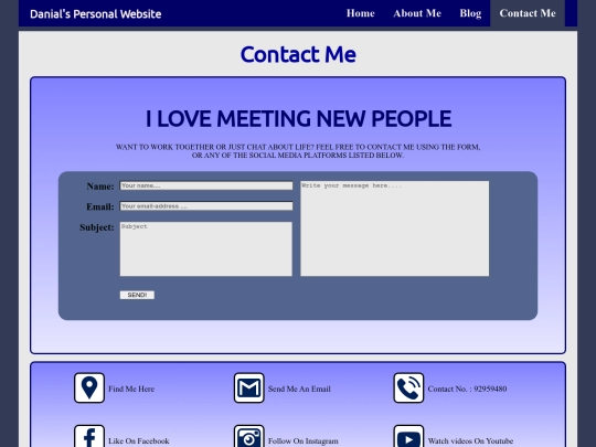 ContactMe screenshot