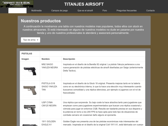 catalogo screenshot