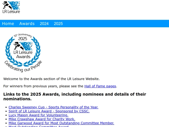 awards screenshot