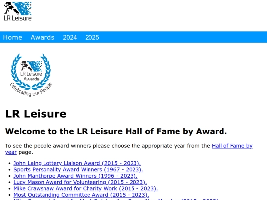 fameaward screenshot