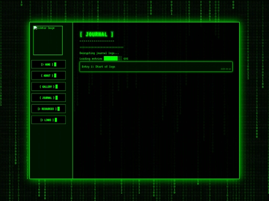 journal screenshot