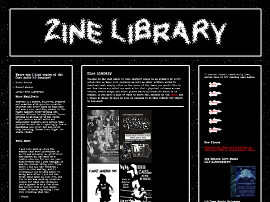 Zines screenshot