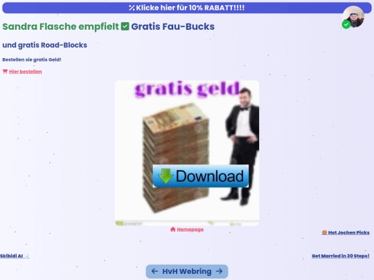 gratisgeld screenshot