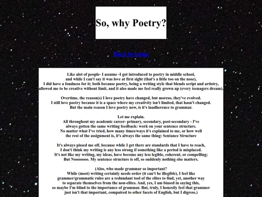 poetry screenshot