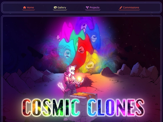 projects/cosmicClones screenshot