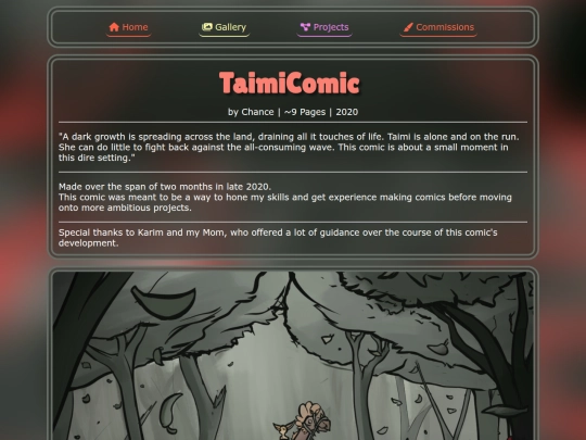 projects/taimiComic screenshot