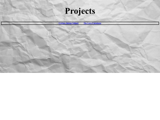 projects screenshot