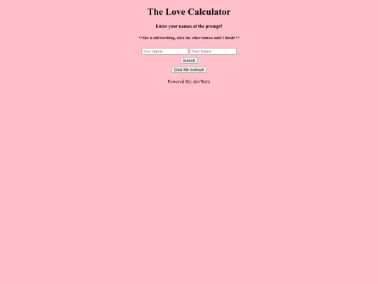 projects/loveCalculator screenshot