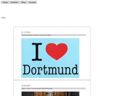 blog screenshot