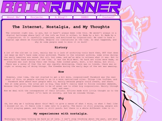 blog/Nostalgiaandme screenshot