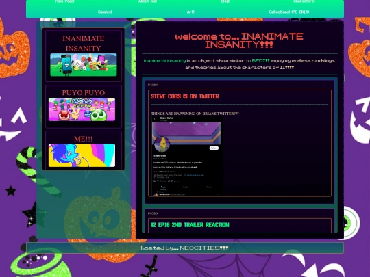 BLOG II/BLOGINANIMATEINSANITY screenshot