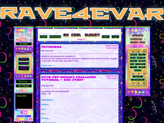 blog screenshot