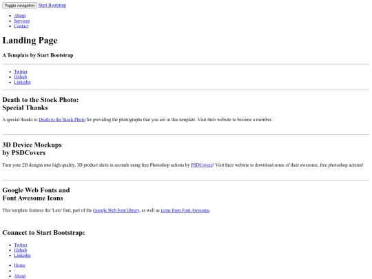 index screenshot