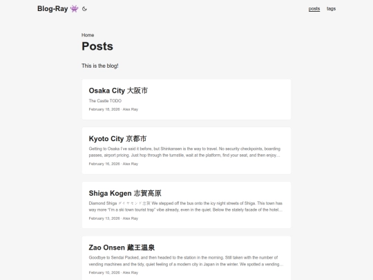 posts screenshot