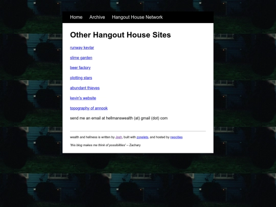 hangouthousenetwork screenshot