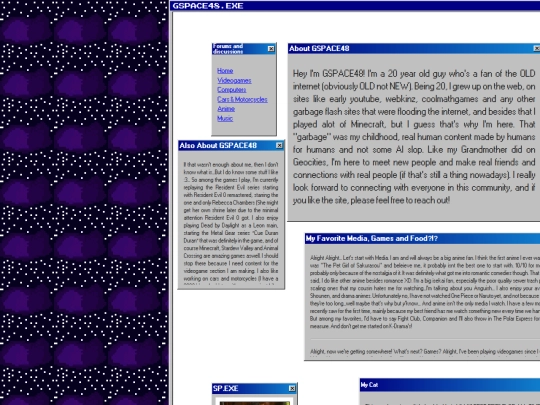 AboutMe screenshot