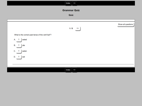 quiz1 screenshot