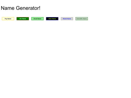 NameGenerator/nameGenerator screenshot