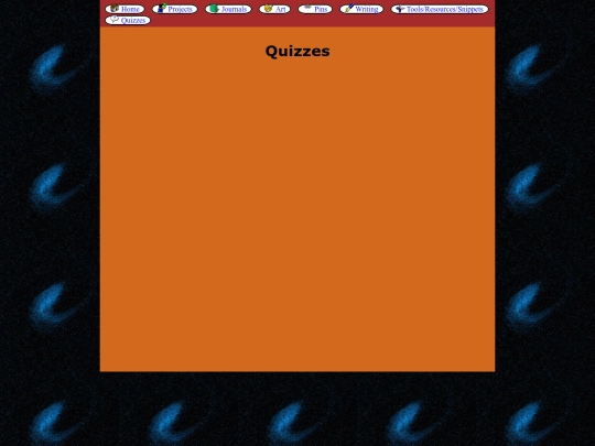 quizzes screenshot