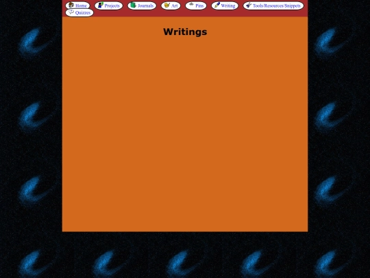 writing screenshot
