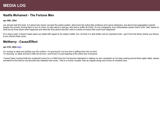 medialog screenshot