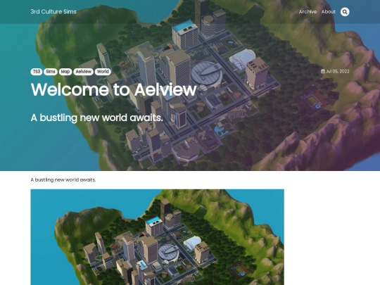 2022/07/05/welcome-to-aelview screenshot