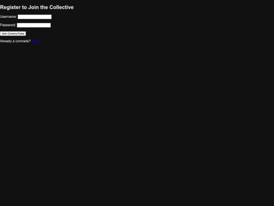 register screenshot
