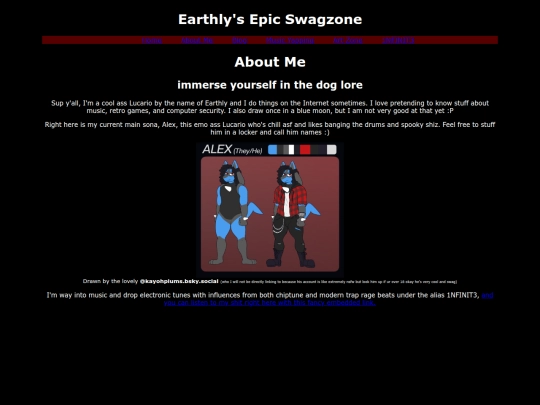 aboutme screenshot