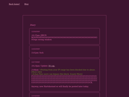 diary screenshot