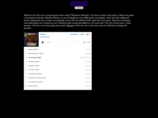 albums/makina screenshot