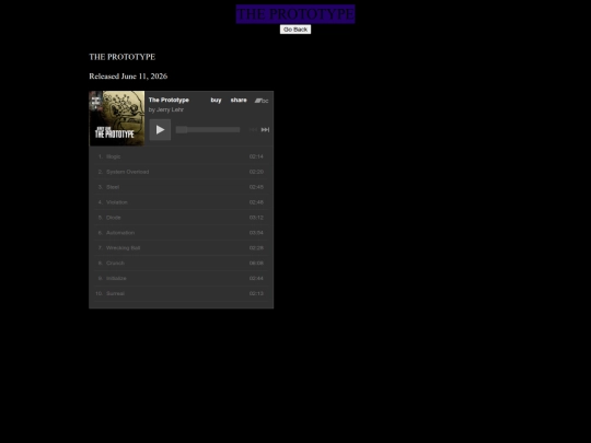 albums/prototype screenshot