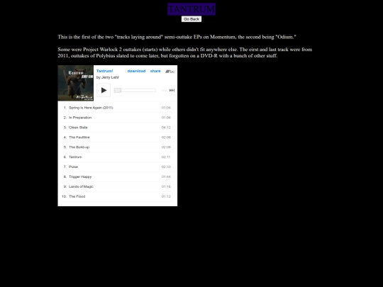 albums/tantrum screenshot