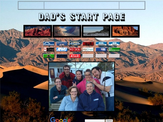 dad/test screenshot