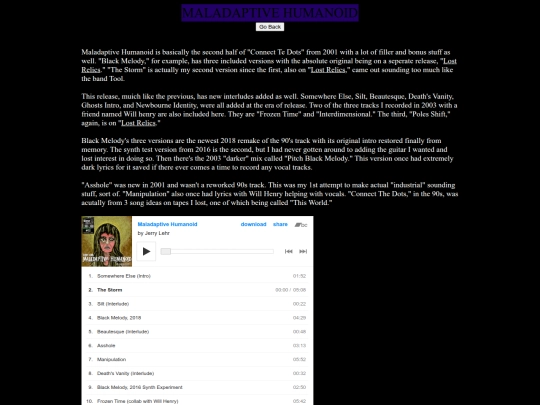 maladaptivehumanoid screenshot
