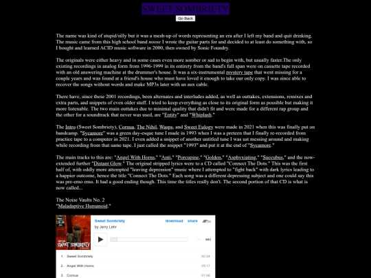sweetsombriety screenshot