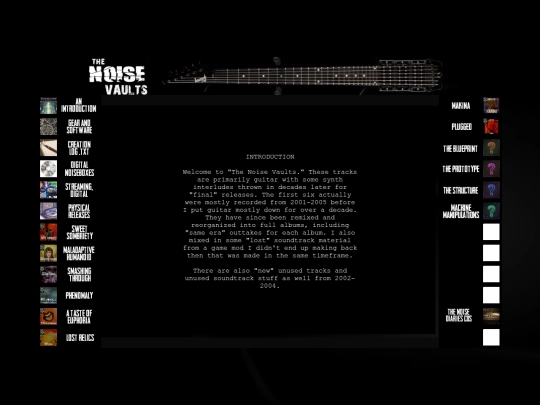 www/folders/noise_vaults_bandcamp screenshot
