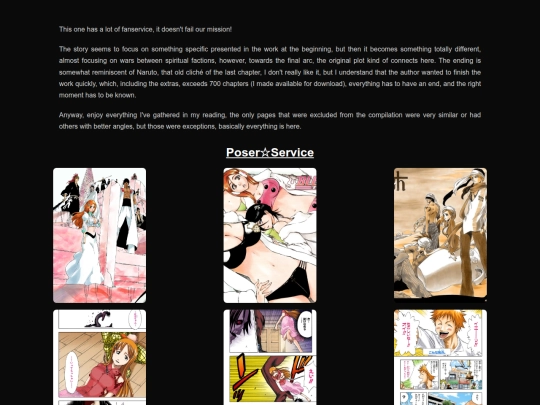 Bleach_Manga_Fanservice screenshot