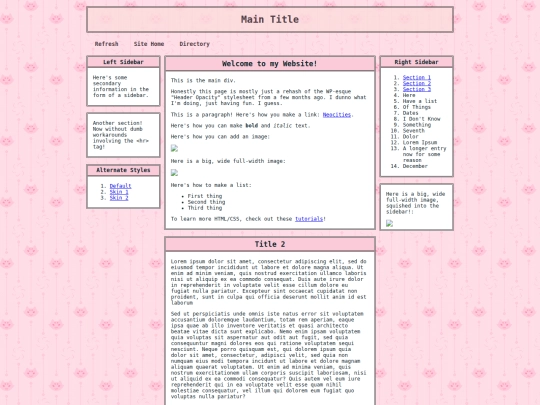 test screenshot
