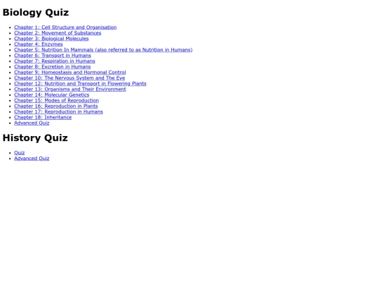index screenshot