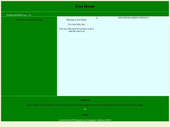 Happy Day Page screenshot