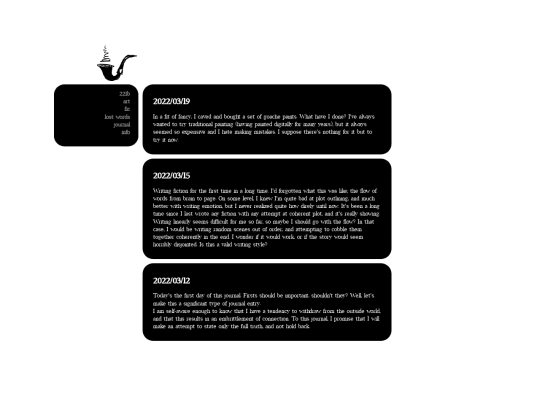 journal screenshot
