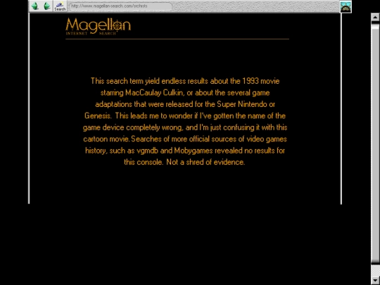 search-page-master-console screenshot