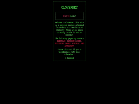 index screenshot
