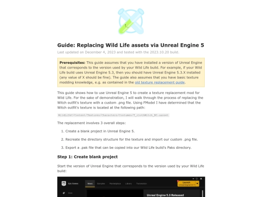 guides/ue screenshot