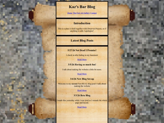 blog screenshot
