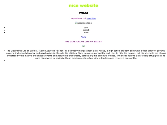 index screenshot