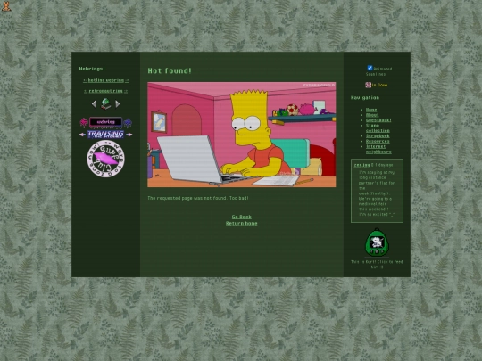 not_found screenshot