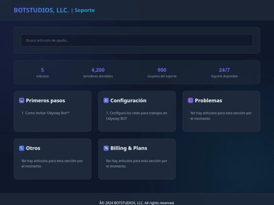 support/principal screenshot